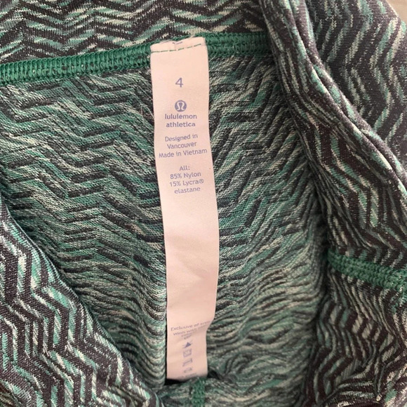 Lululemon Wunder Under Crops‎ Sea Mist Deep Green - Picture 8 of 8